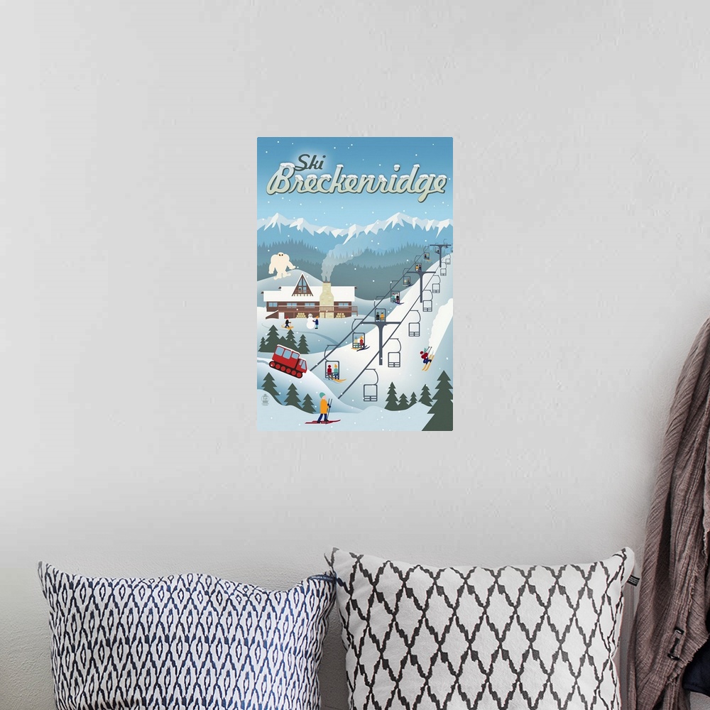 A bohemian room featuring Ski Breckenridge, Colorado - Retro Ski Resort