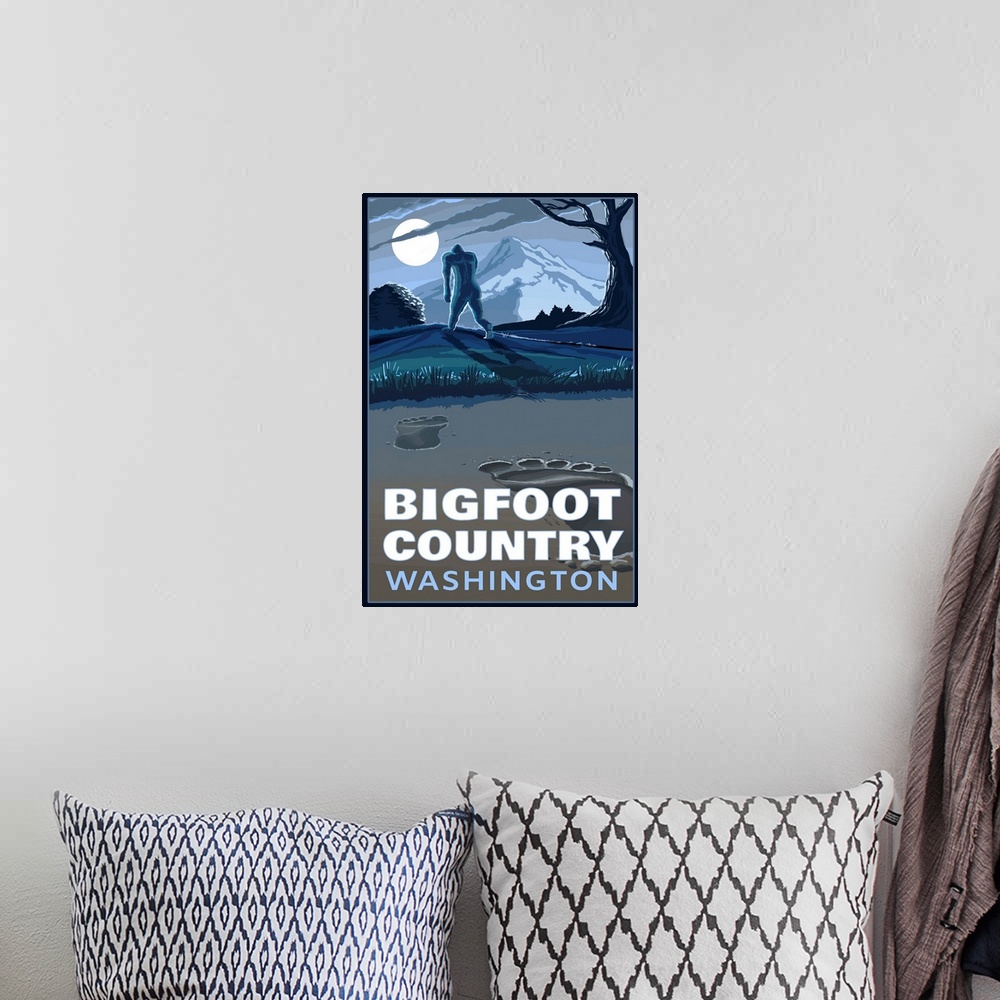 A bohemian room featuring Washington - Bigfoot Country