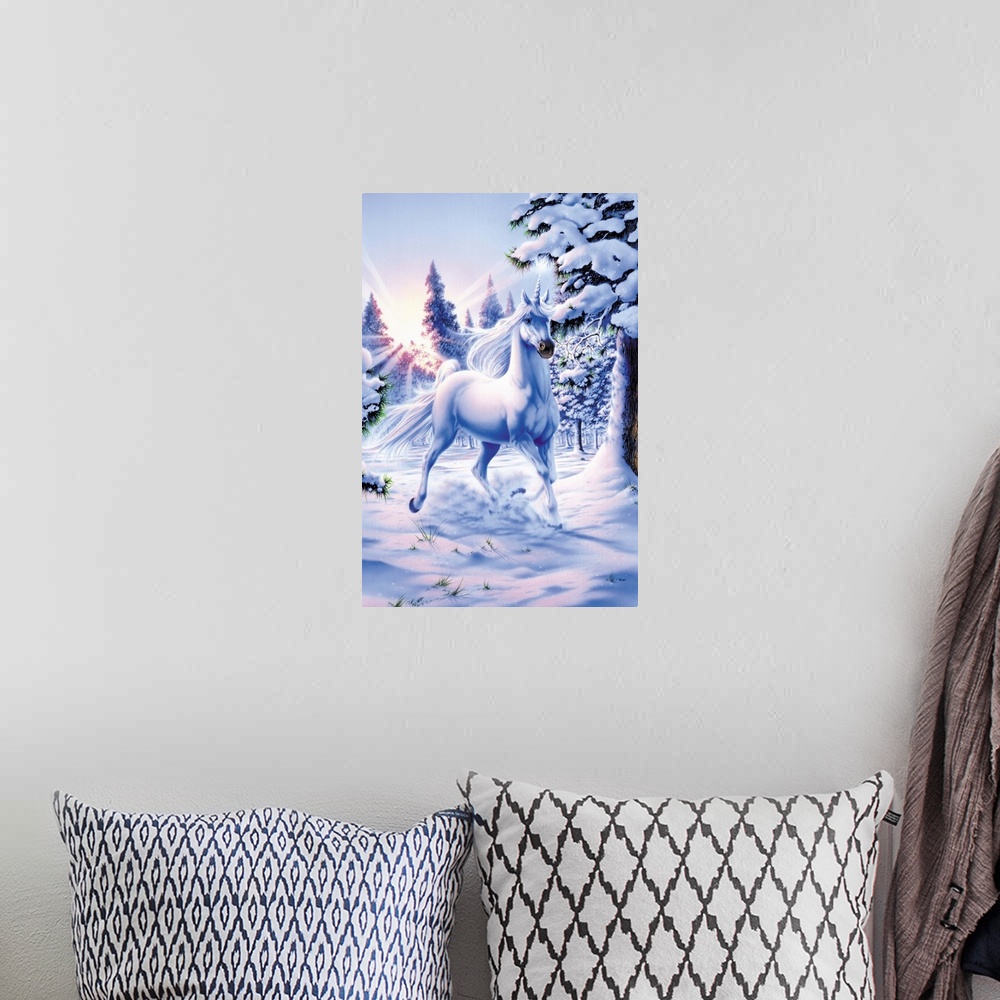 A bohemian room featuring Unicorn Of The North