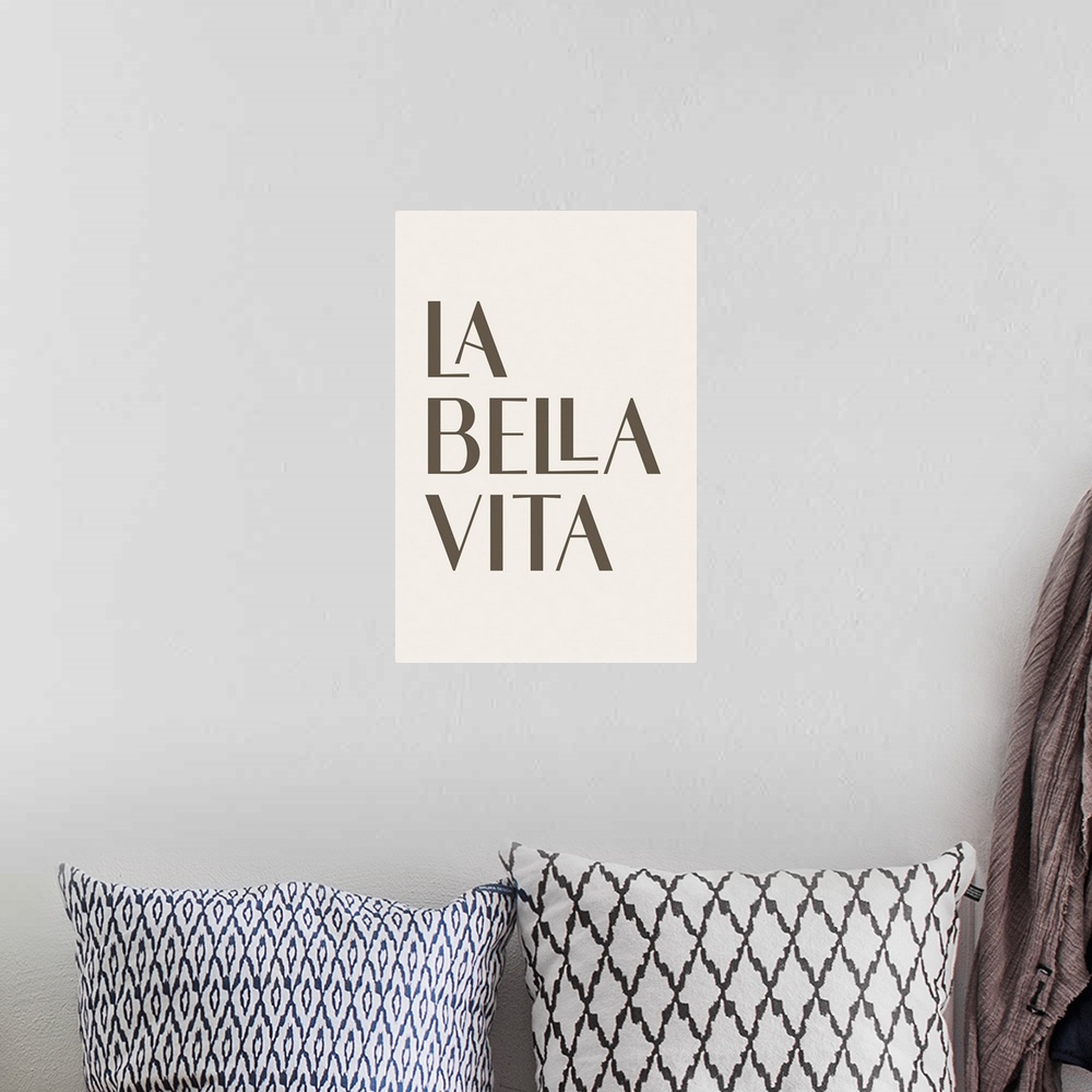 A bohemian room featuring La Bella Vita
