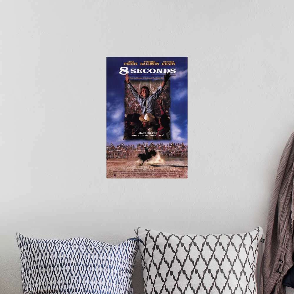 A bohemian room featuring Love, not sports, dominates the true-life story of rodeo star Lane Frost (Perry), a world champio...