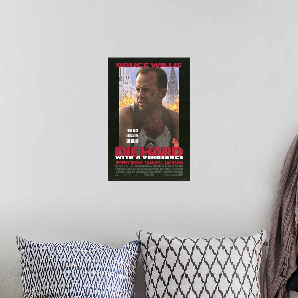 A bohemian room featuring Third time is not a charm in the Die Hard series. McClane (Willis) is back home in the Big Apple ...