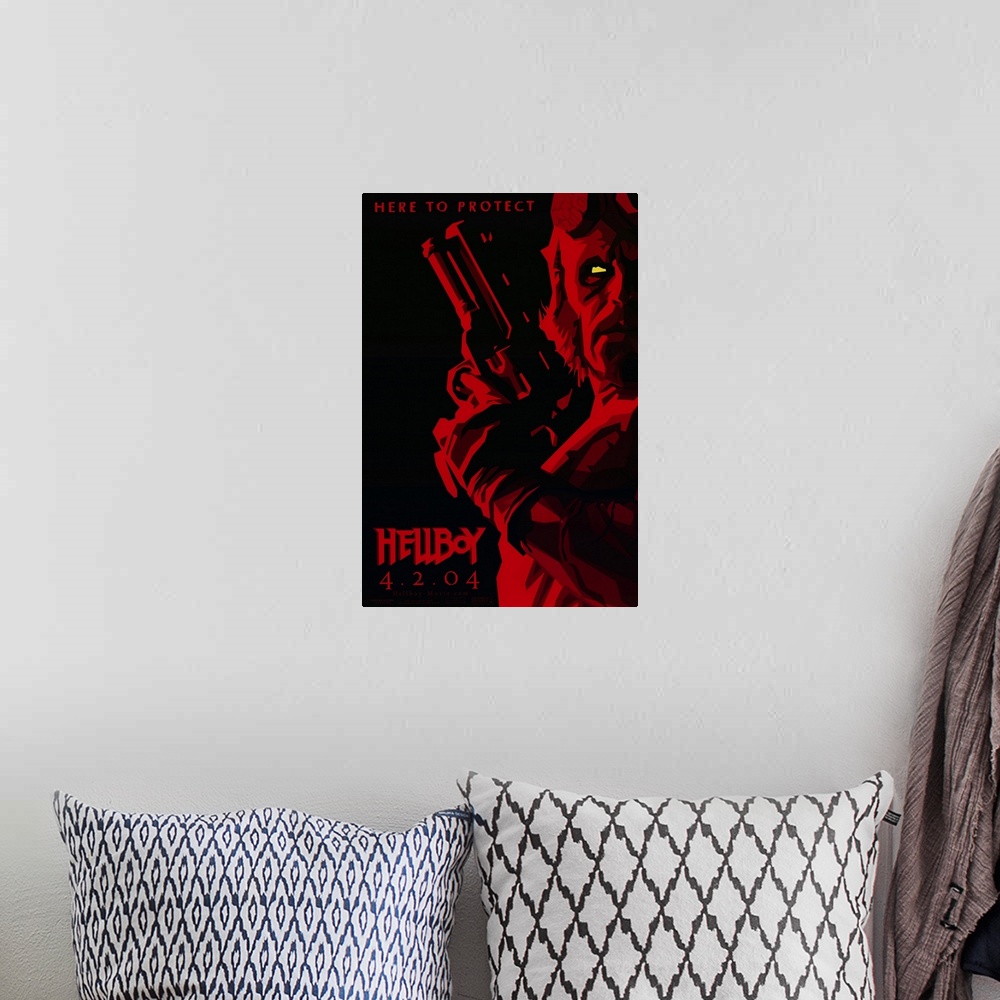 A bohemian room featuring Hellboy (2004)