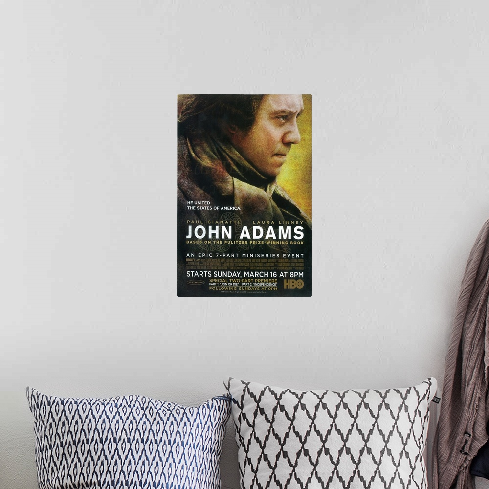 A bohemian room featuring John Adams (2008) - TV Poster
