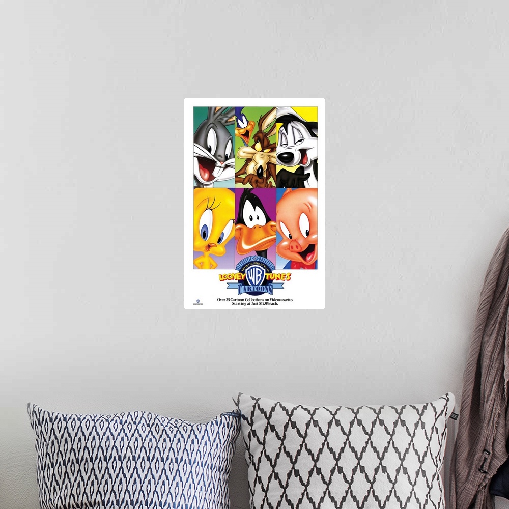 A bohemian room featuring Looney Toons Collection ()