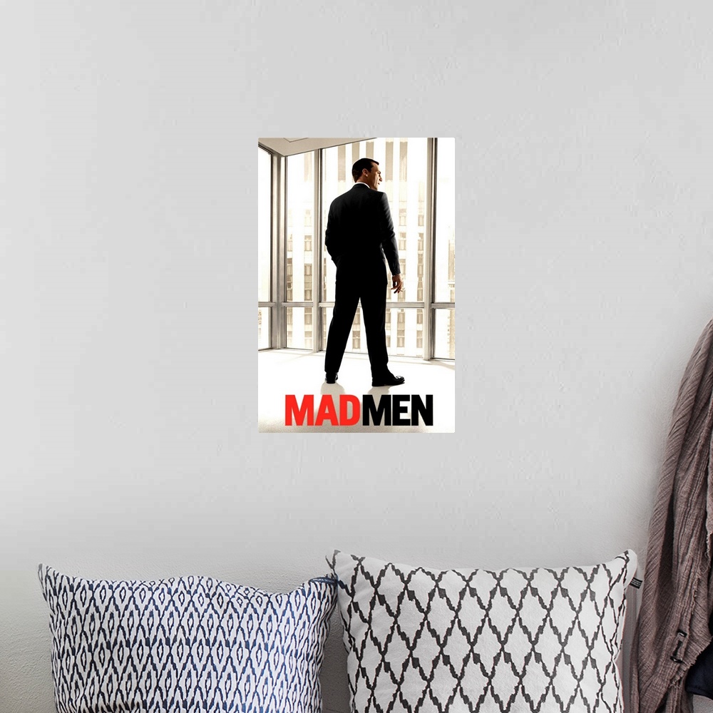 A bohemian room featuring MadMen - TV Poster