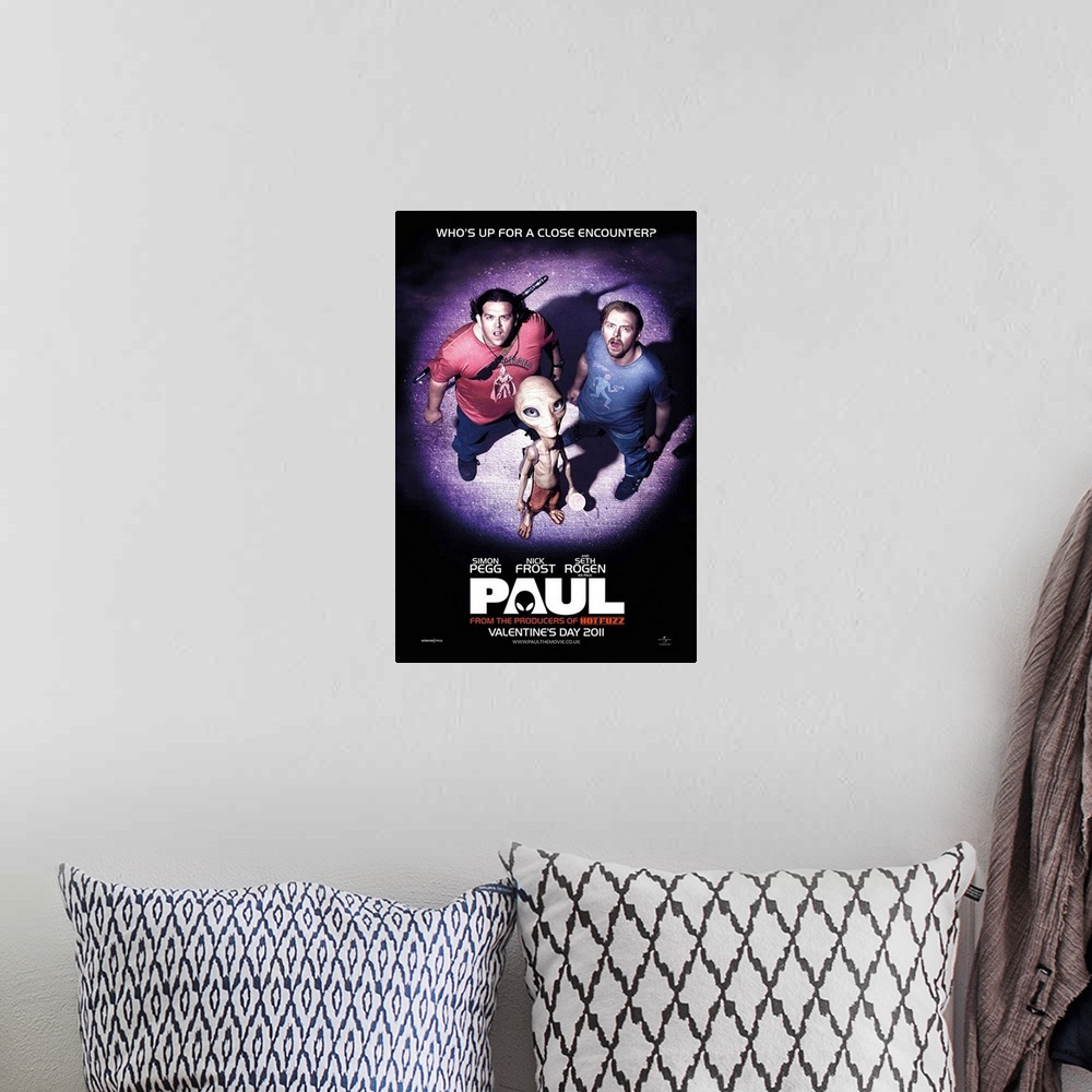 A bohemian room featuring Paul (2011) - Movie Poster - UK
