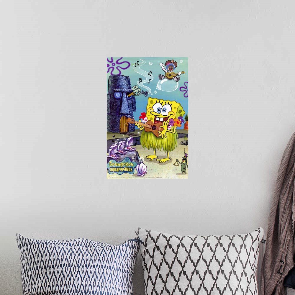 A bohemian room featuring SpongeBob SquarePants (2003)