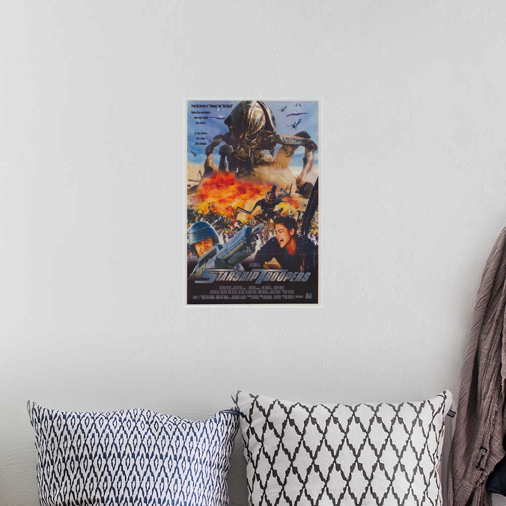 A bohemian room featuring Starship Troopers ()