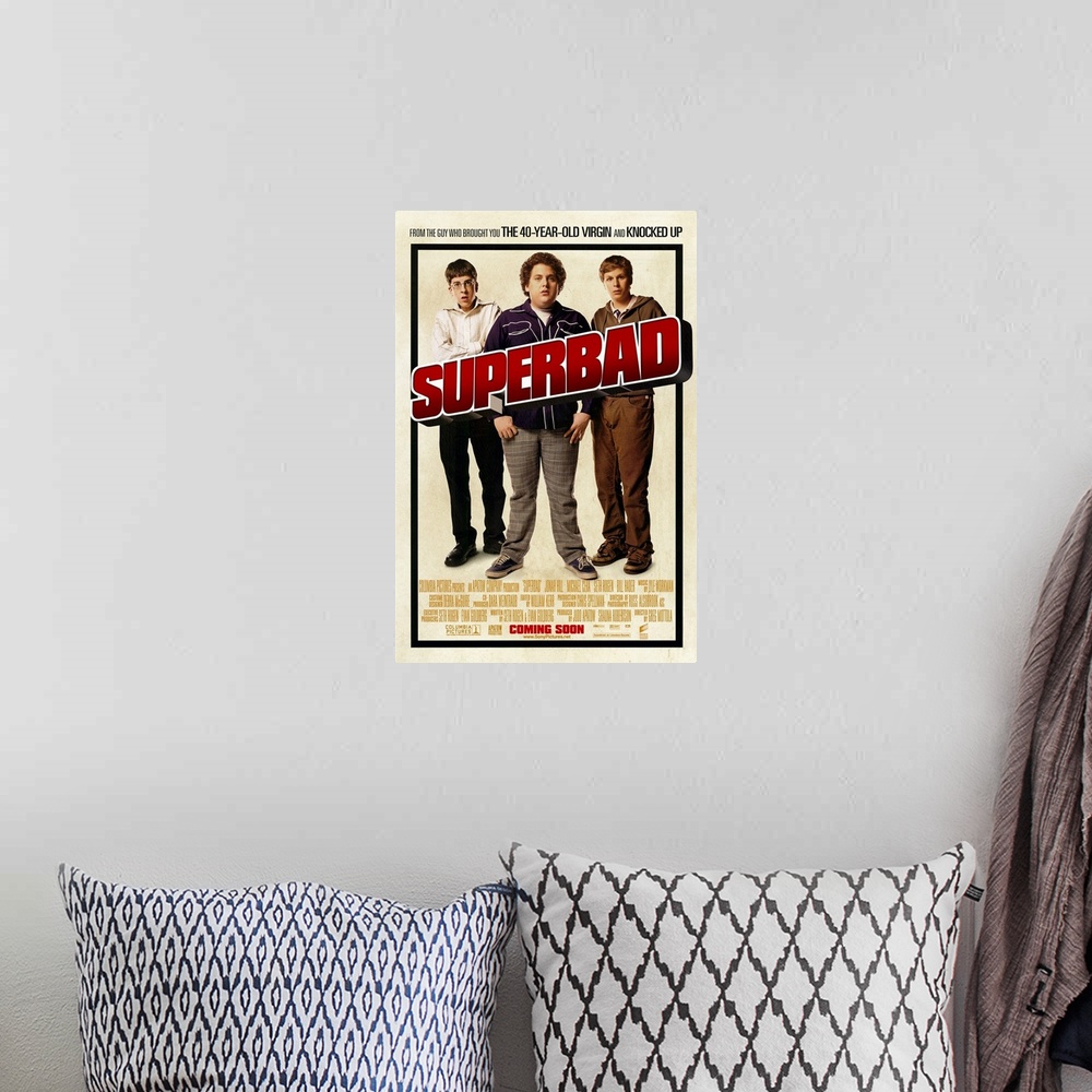 A bohemian room featuring Superbad (2007)