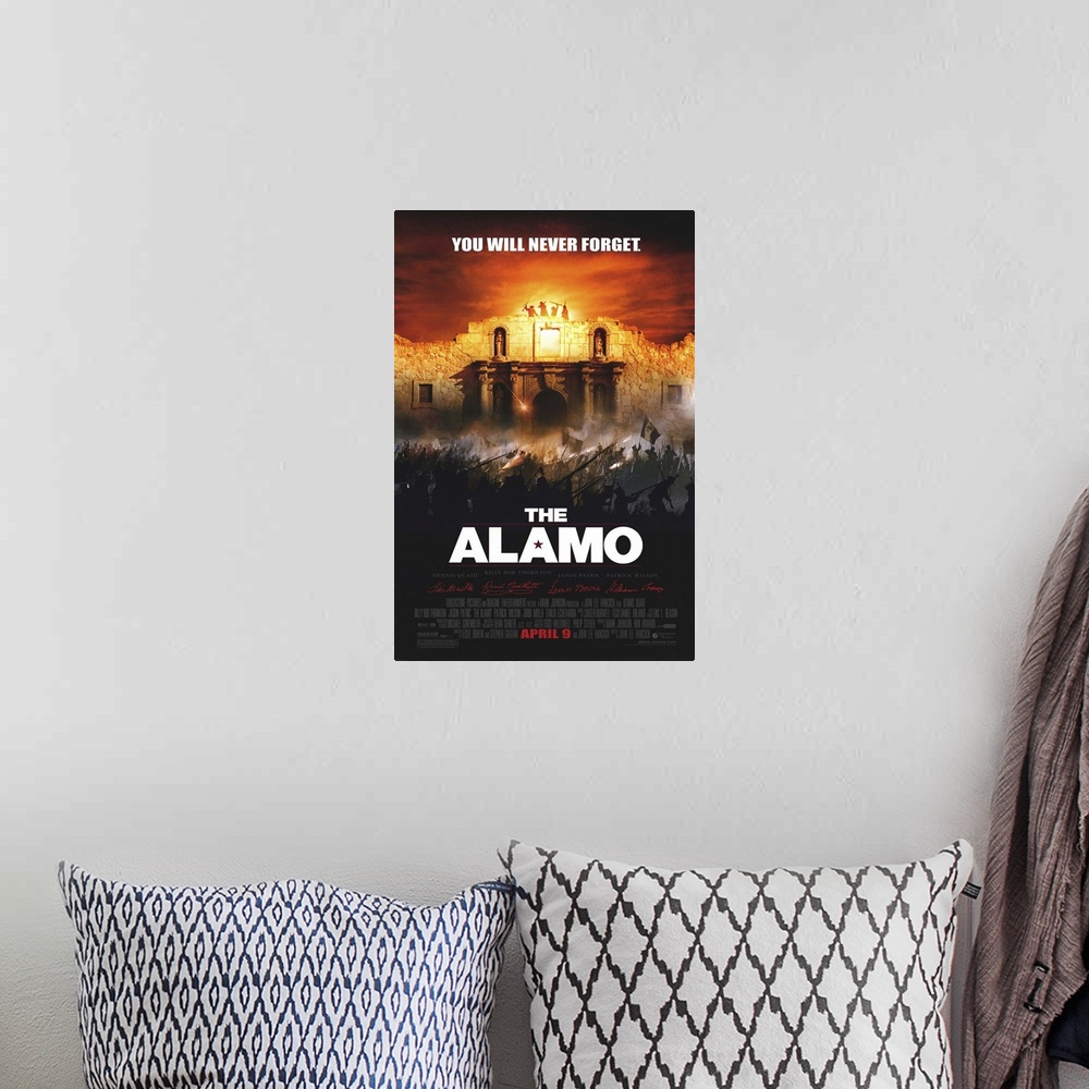 A bohemian room featuring The Alamo (2004)