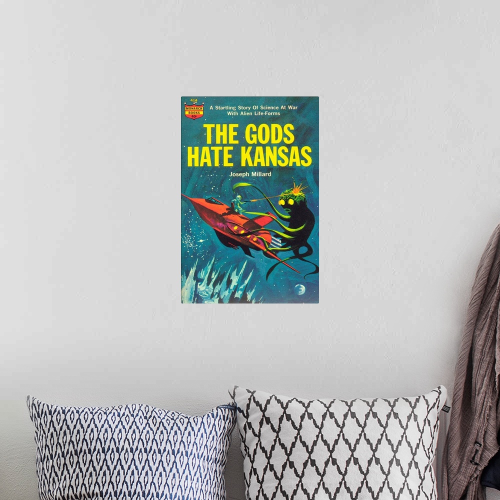 A bohemian room featuring The Gods Hate Kansas ()