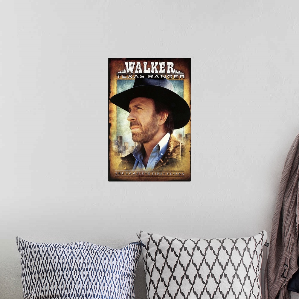A bohemian room featuring Walker, Texas Ranger (1993)