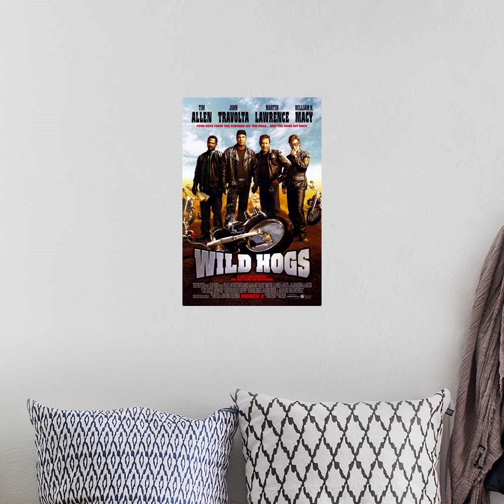 A bohemian room featuring Wild Hogs (2007)
