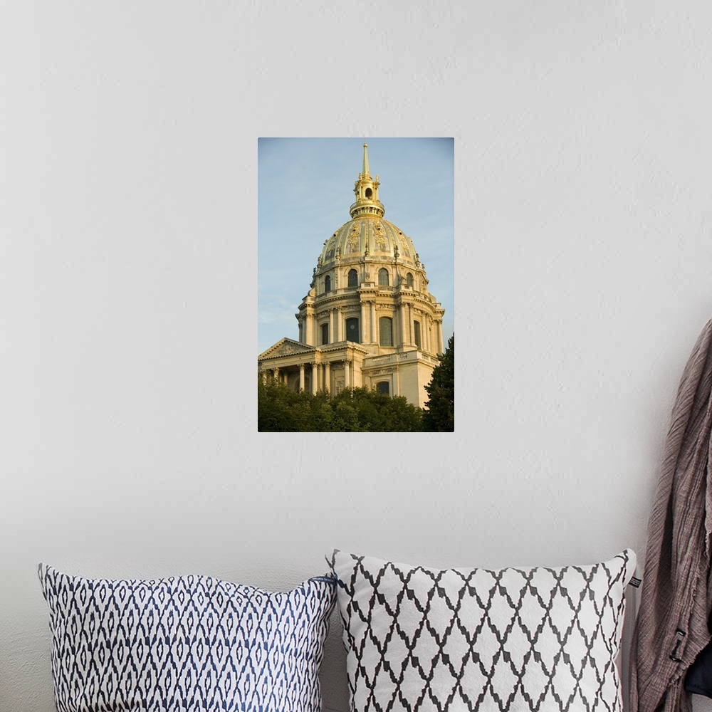 A bohemian room featuring Low angle view of a church, St.-Louis-Des-Invalides, Paris, France