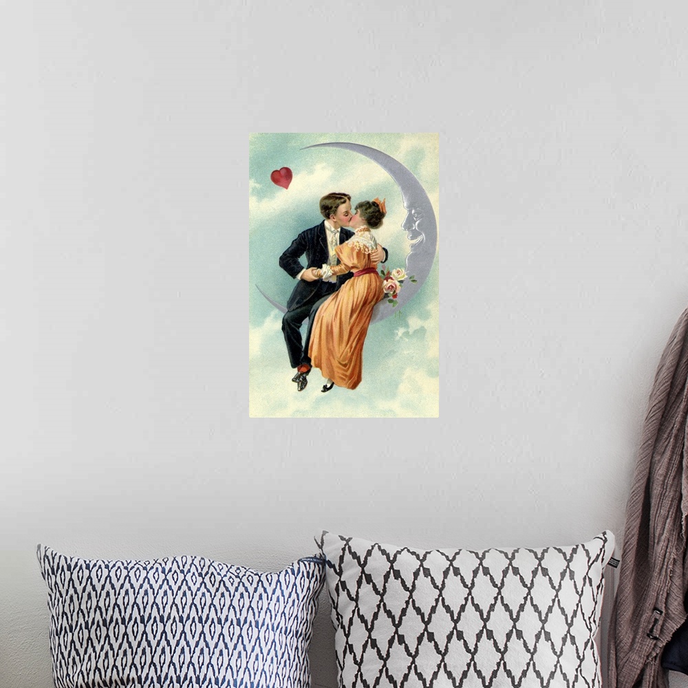 A bohemian room featuring Kiss on the Moon