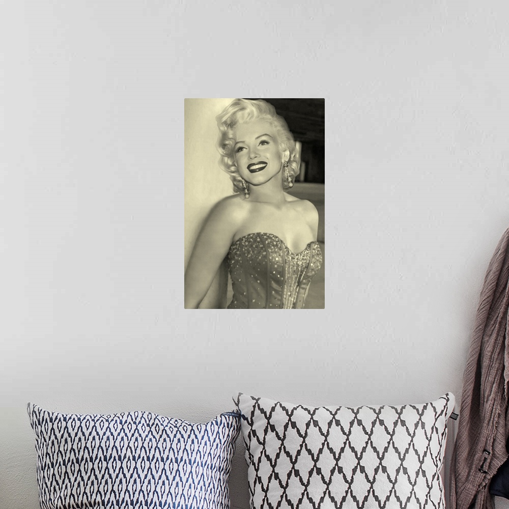 A bohemian room featuring Marilyn Monroe B