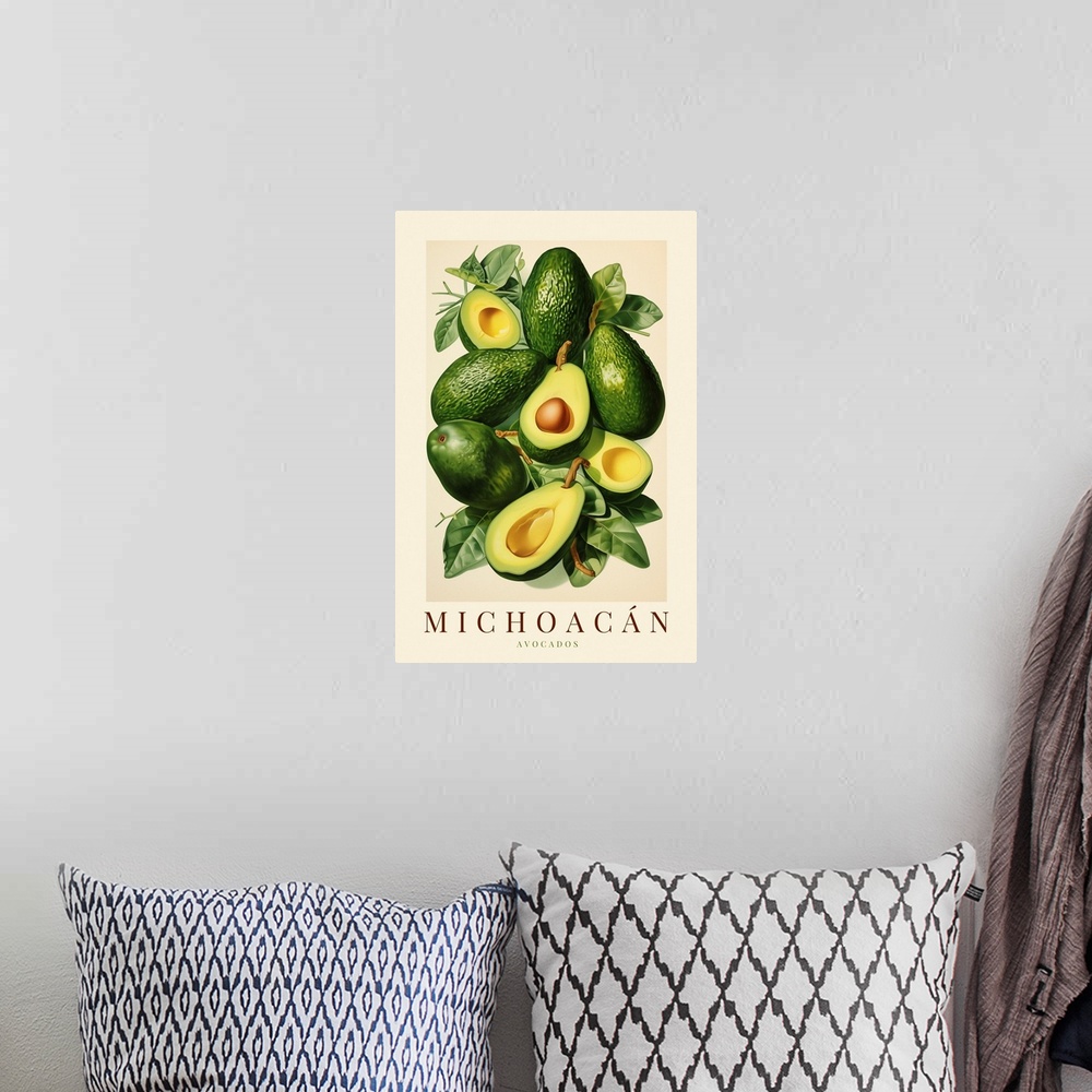 A bohemian room featuring Abundance Of Avocadoes