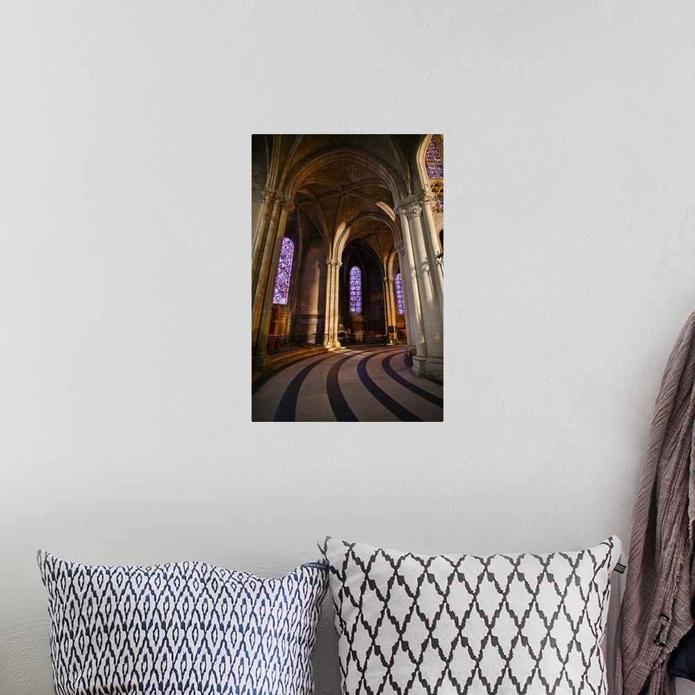 A bohemian room featuring Chapels inside Saint Gatien cathedral, Tours, Indre-et-Loire, Centre, France, Europe.