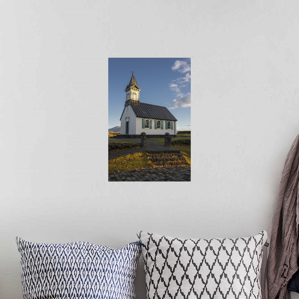 A bohemian room featuring Church in Thingvellir, Iceland, Polar Regions