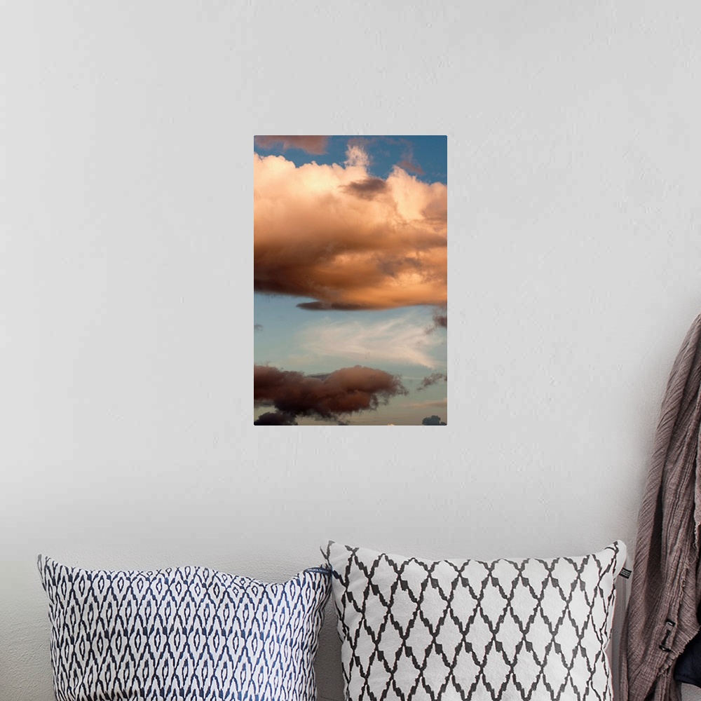 A bohemian room featuring Clouds above Dominica, West Indies, Caribbean, Central America