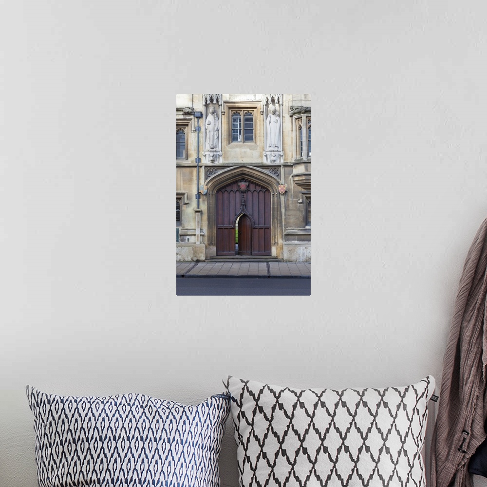 A bohemian room featuring Entrance to All Souls College, Oxford, Oxfordshire, England, UK