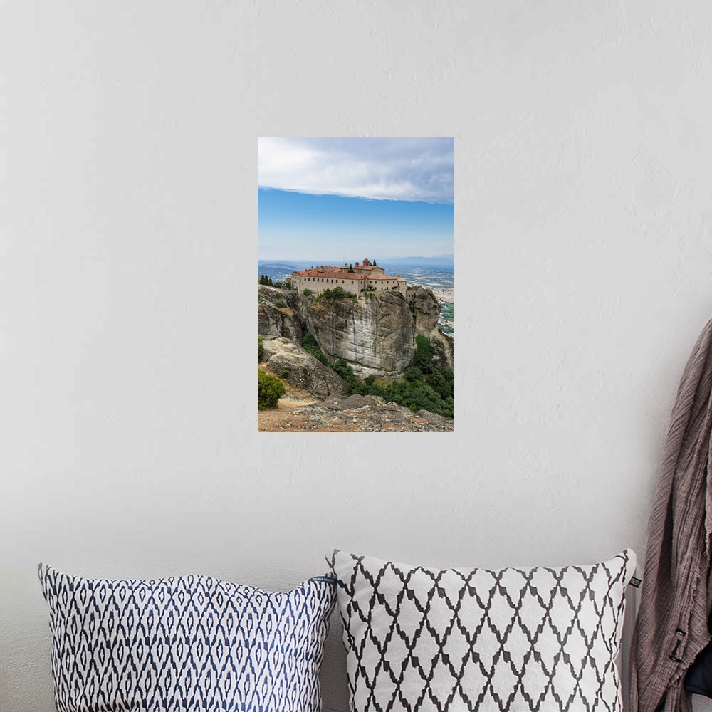 A bohemian room featuring Holy Monastery of St. Stephen, UNESCO World Heritage Site, Meteora Monasteries, Greece, Europe