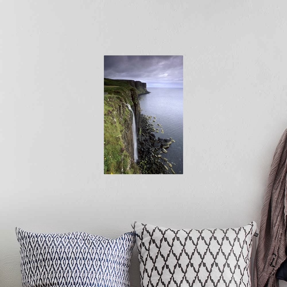A bohemian room featuring Kilt Rock, Trotternish, Isle of Skye, Inner Hebrides, Scotland