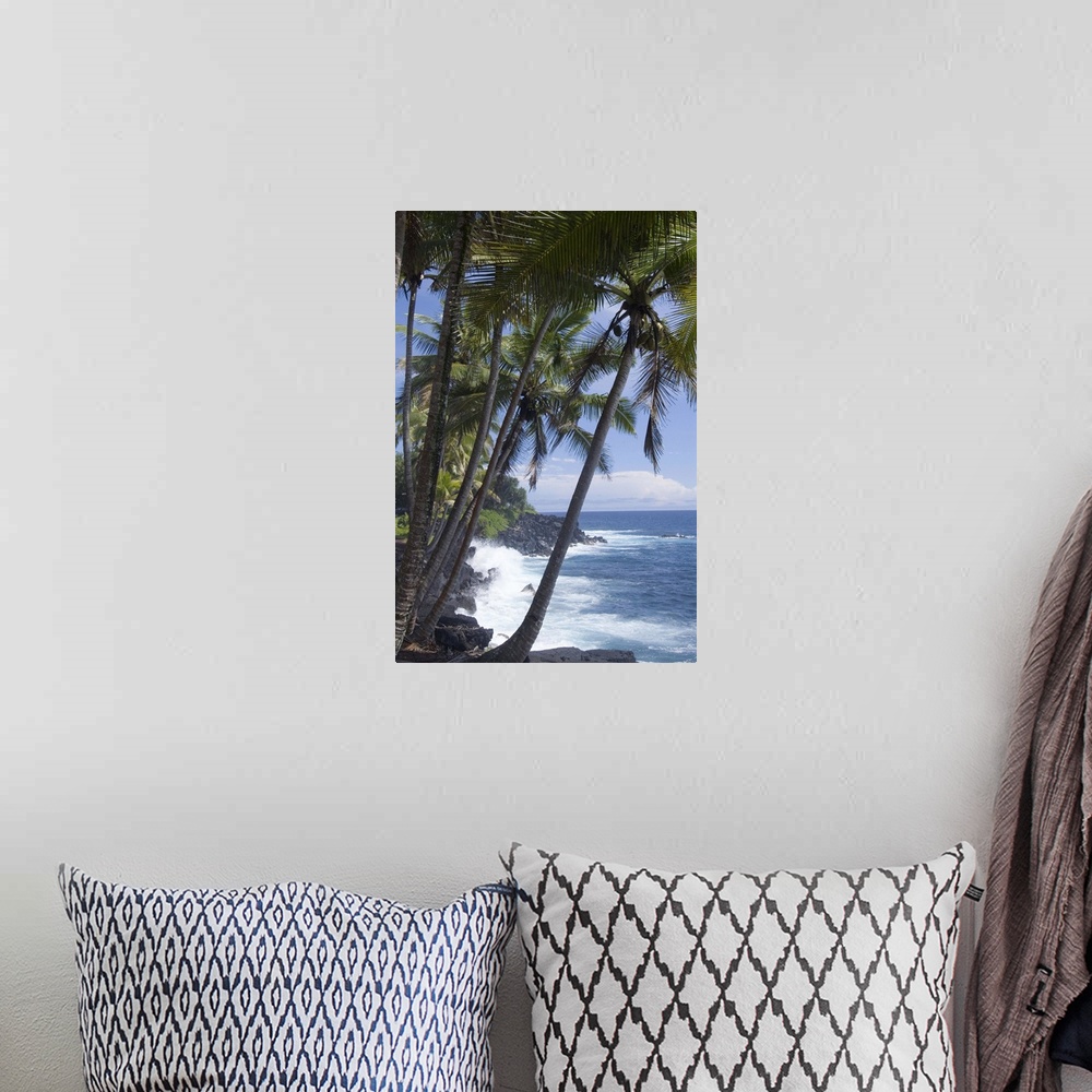 A bohemian room featuring Puna (Black Sand) Beach, Island of Hawaii (Big Island), Hawaii, USA