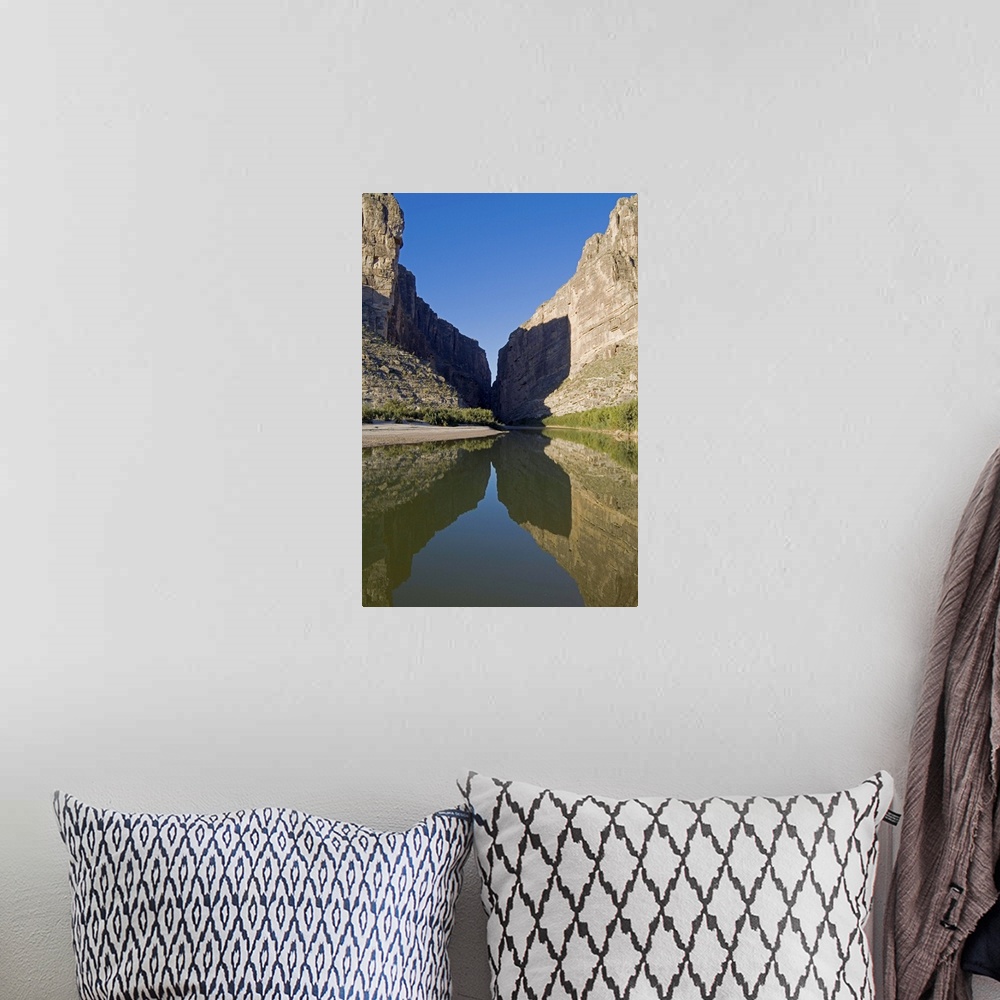 A bohemian room featuring Rio Grande River, Santa Elena Canyon, Big Bend National Park, Texas