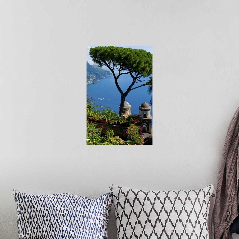 A bohemian room featuring Rufolo view, Ravello, Amalfi Coast, Campania, Italy
