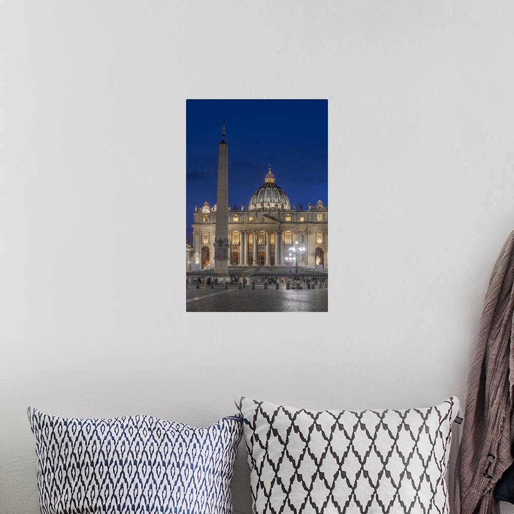 A bohemian room featuring St, Peter's Square, St. Peter's Basilica, UNESCO World Heritage Site, The Vatican, Rome, Lazio, I...