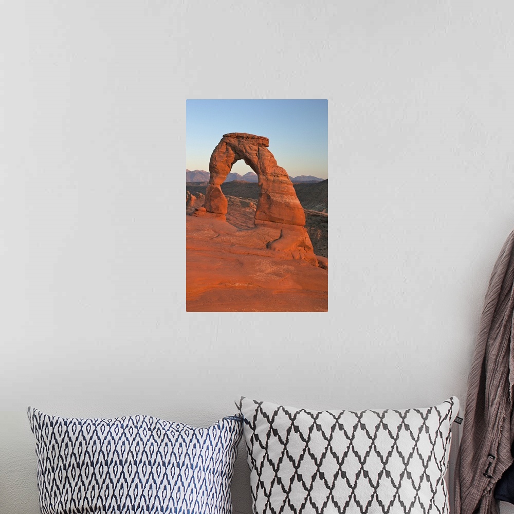 A bohemian room featuring Sunset at Delicate Arch, Arches National Park, Moab, Utah