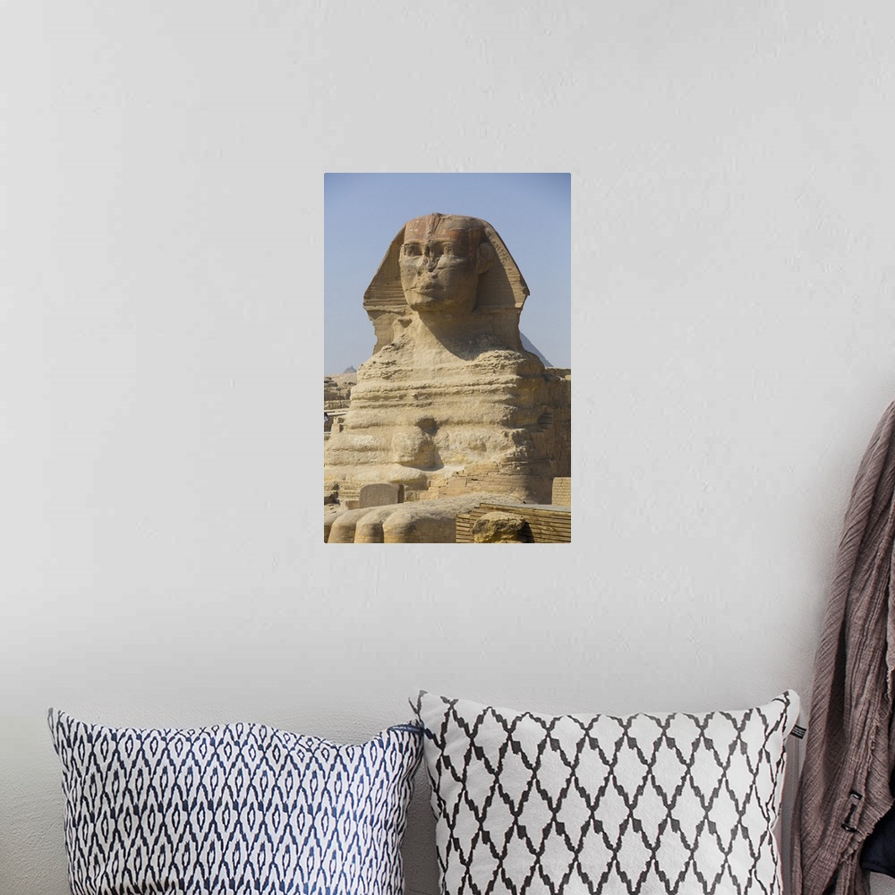 A bohemian room featuring The Great Sphinx of Giza, UNESCO World Heritage Site, Giza, Egypt, North Africa, Africa