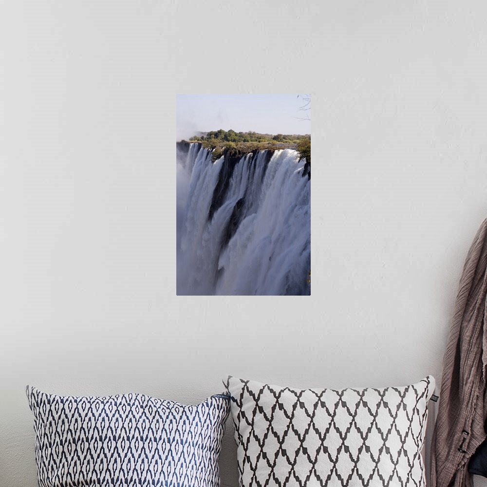 A bohemian room featuring Victoria Falls, Zambesi River, Zambia, Africa