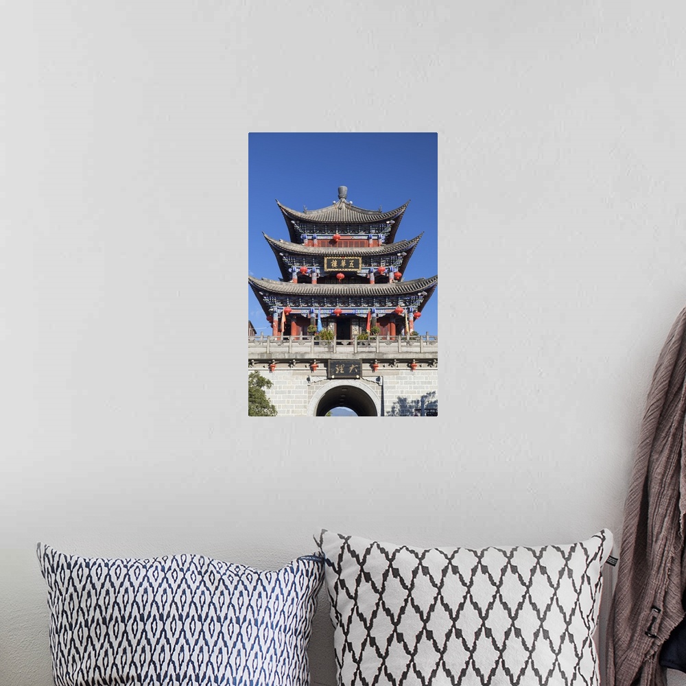 A bohemian room featuring Wu Hua Gate, Dali, Yunnan, China