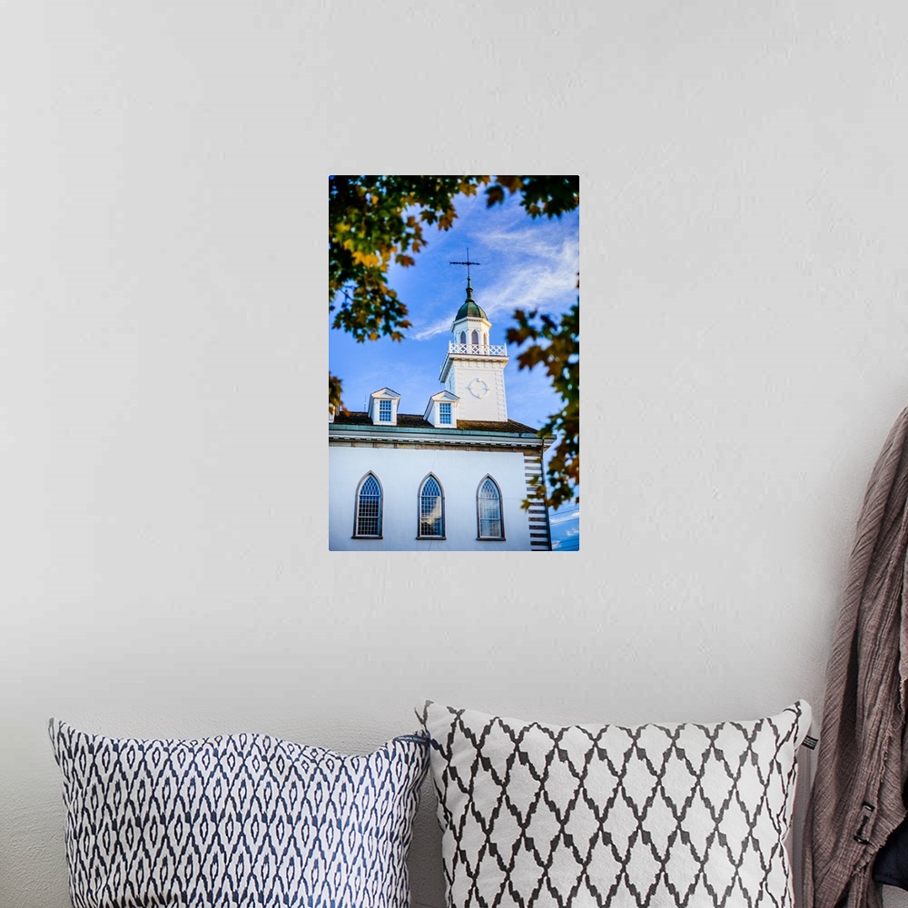 A bohemian room featuring The Kirtland Temple was last dedicated in 1836 by Joseph Smith, Jr. and is located in Kirtland, O...