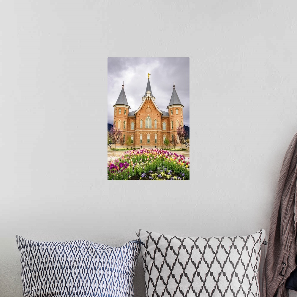 A bohemian room featuring The Provo City Center Temple is the 150th operating temple and the second in Provo, Utah. The Pro...
