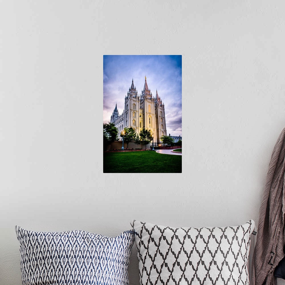 A bohemian room featuring The Salt Lake City Utah Temple is one of the earliest temples to be constructed. As the fourth op...