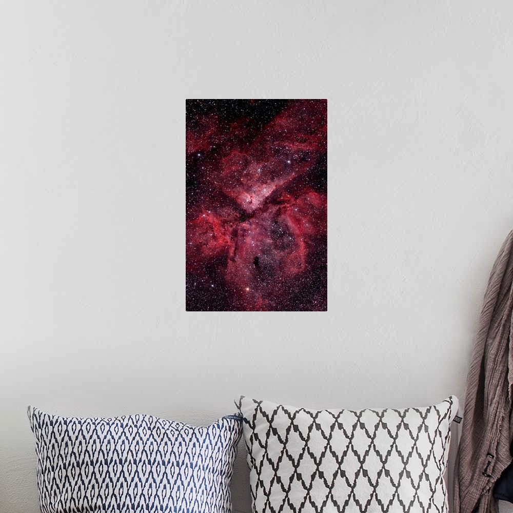 A bohemian room featuring Eta Carinae Nebula.