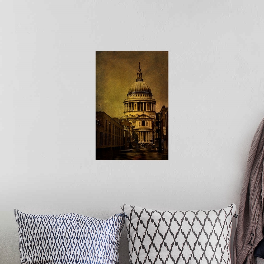 A bohemian room featuring St Pauls Cathedral