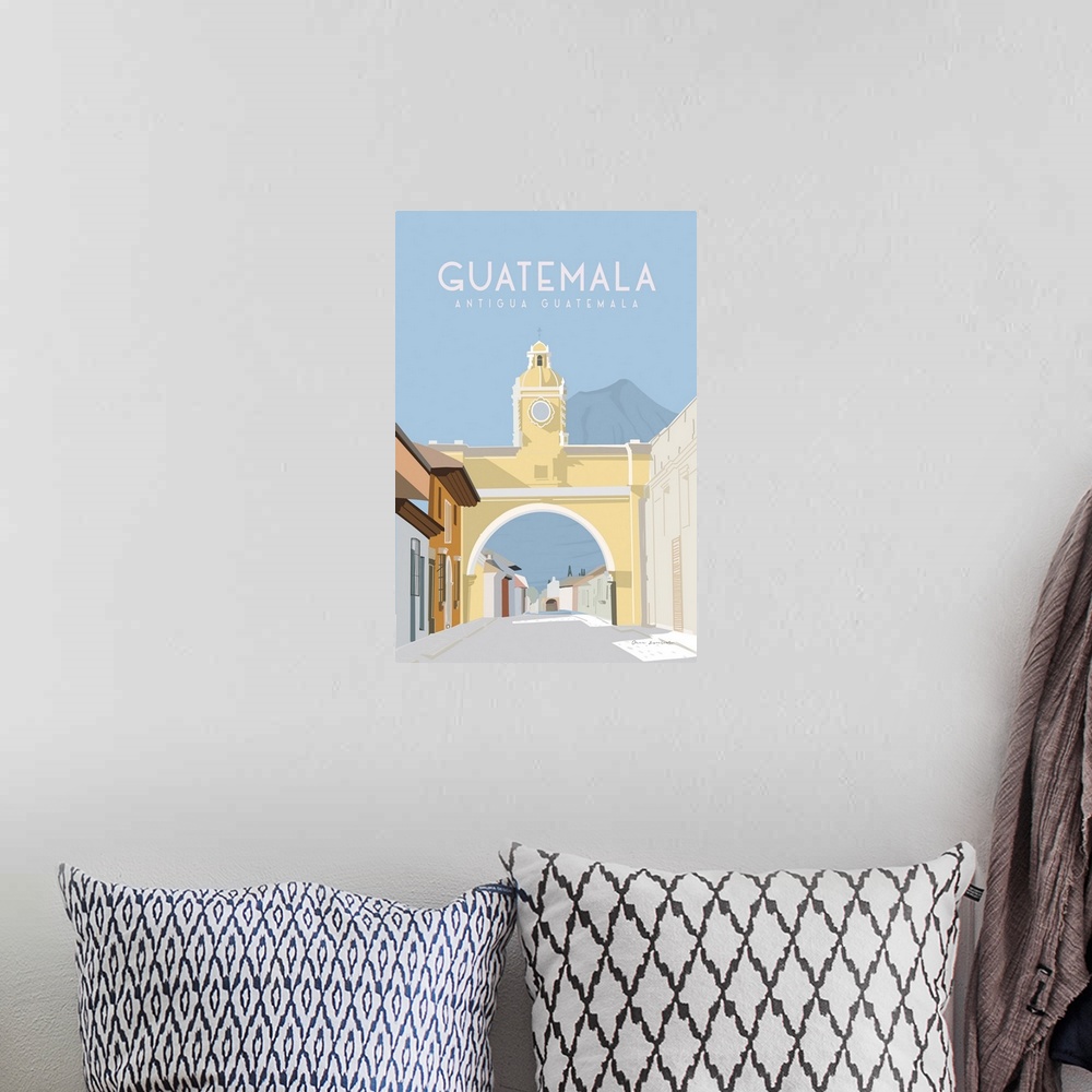 A bohemian room featuring Antigua Guatemala