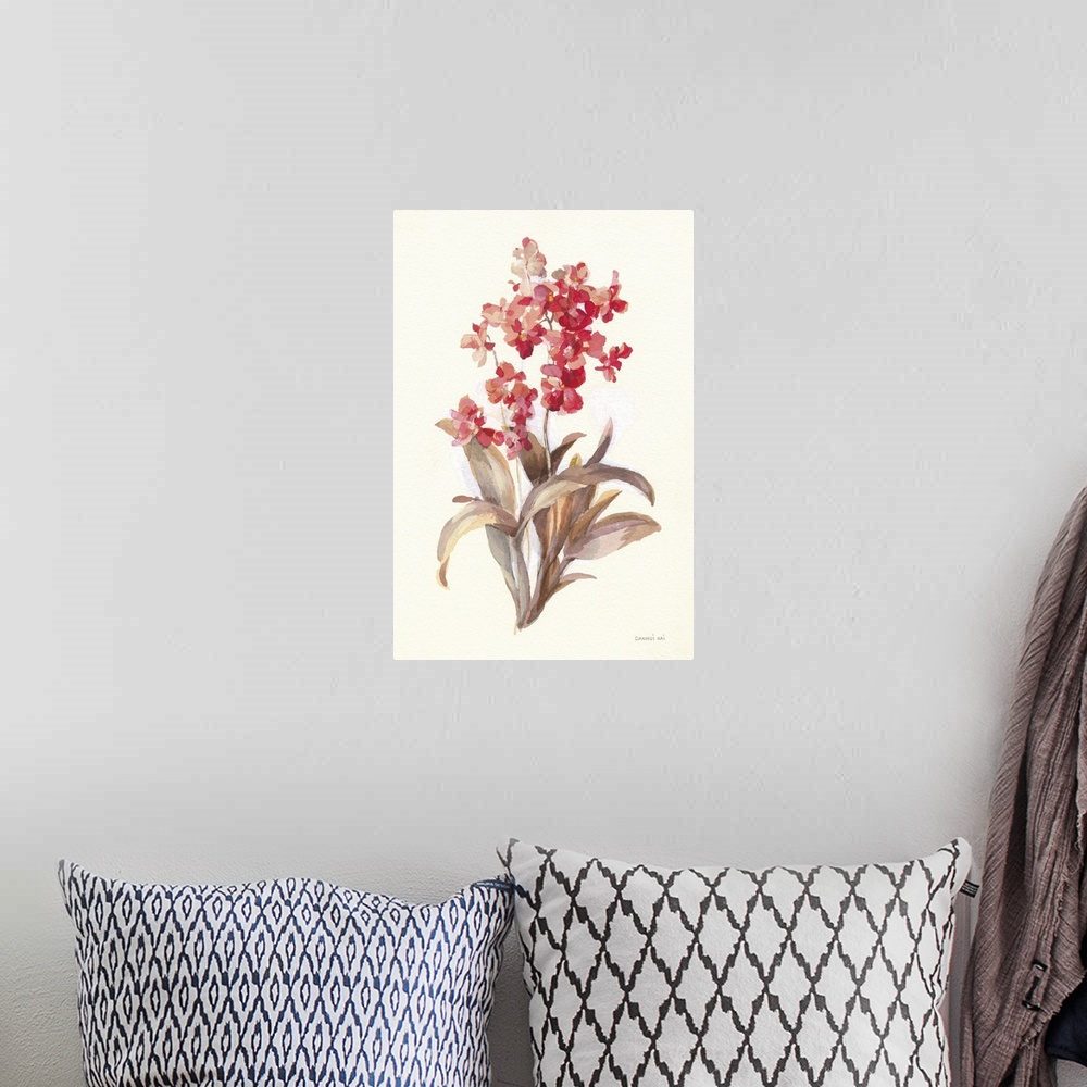 A bohemian room featuring Autumn Orchid I