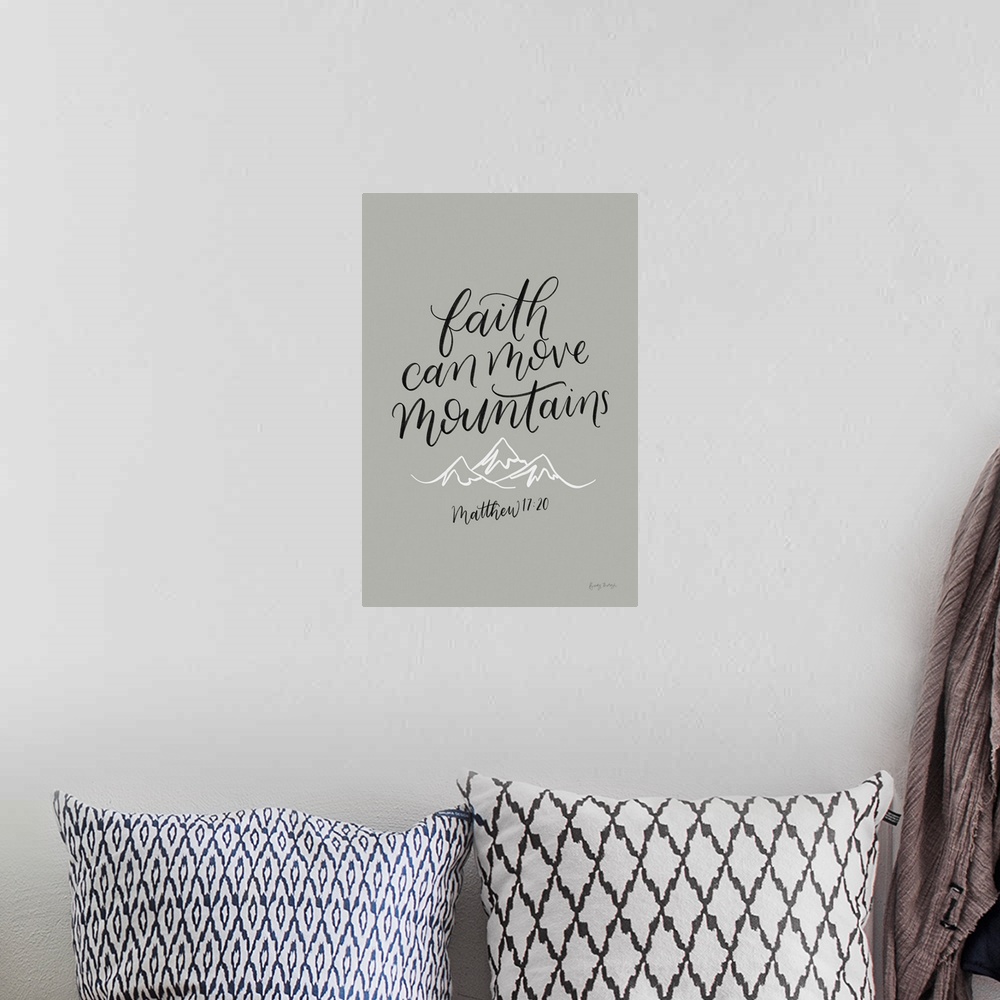 A bohemian room featuring Faith Can Move Mountains
