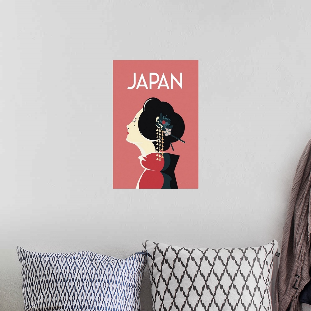 A bohemian room featuring Japan