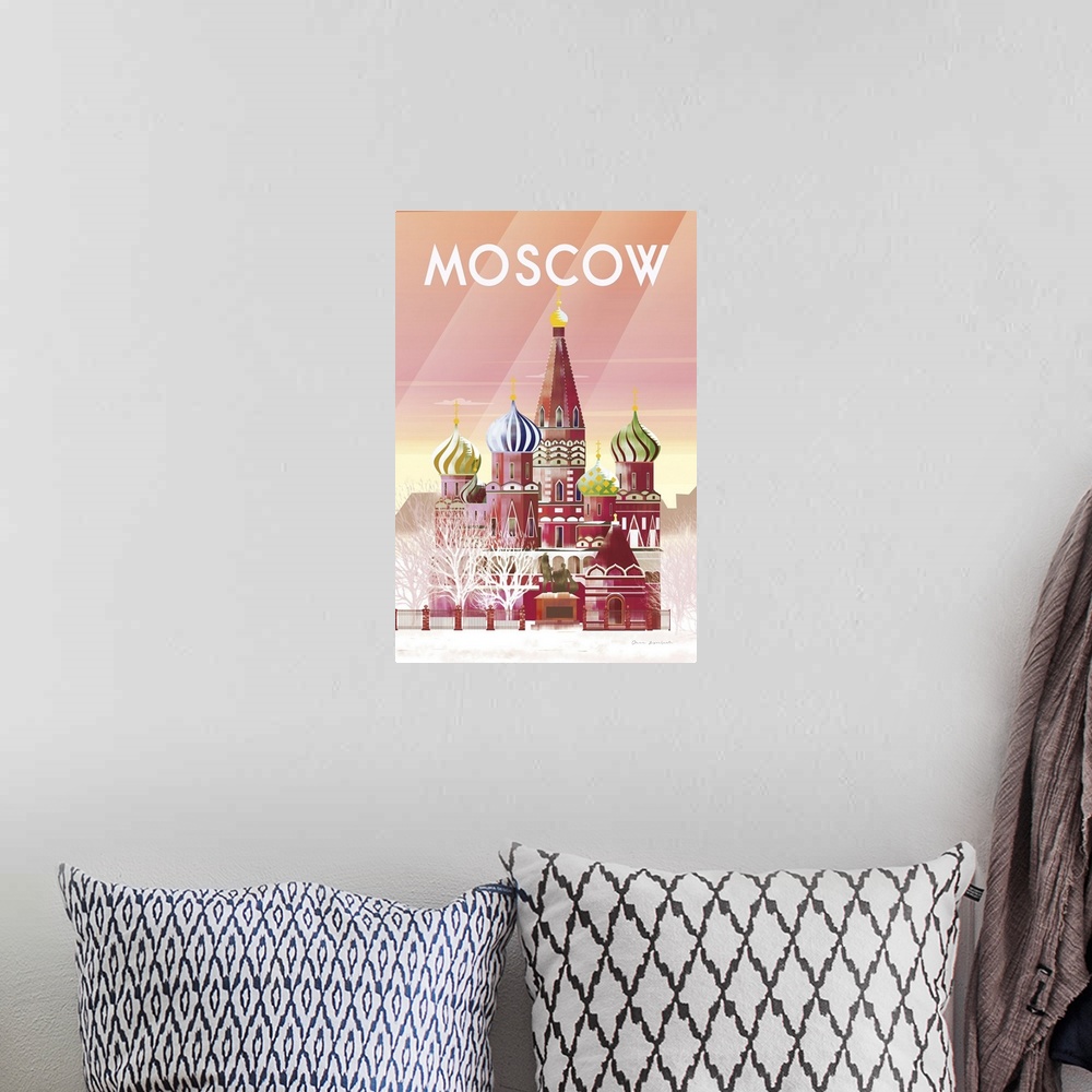 A bohemian room featuring Moscow