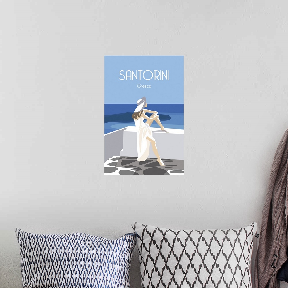 A bohemian room featuring Santori