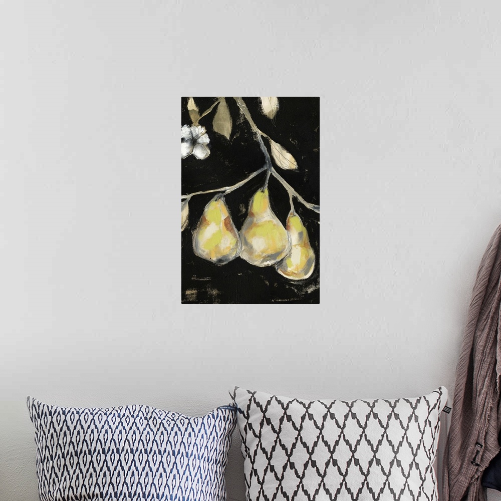 A bohemian room featuring Fresh Pears I