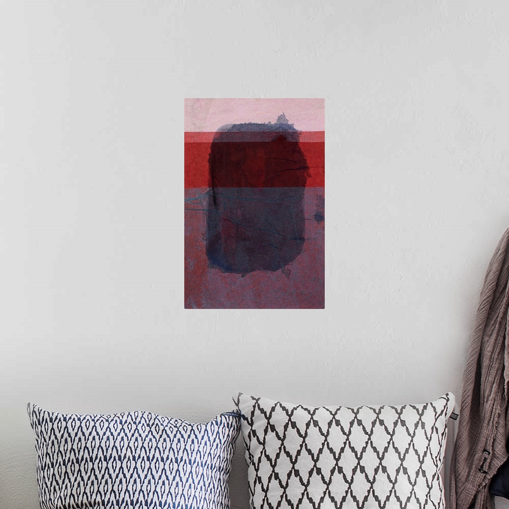 A bohemian room featuring Remembering Rothko I