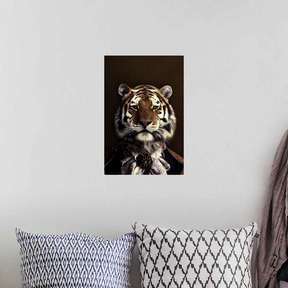 A bohemian room featuring Classy Tiger 2